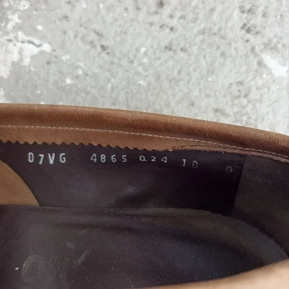 Ferragamo khaki tan suede loafers